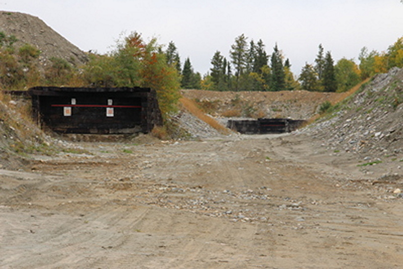 La vue du pas de tir